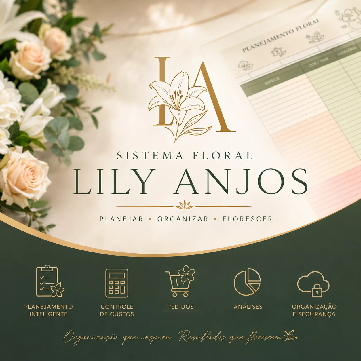 Sistema de Planejamento Floral Lily Anjos